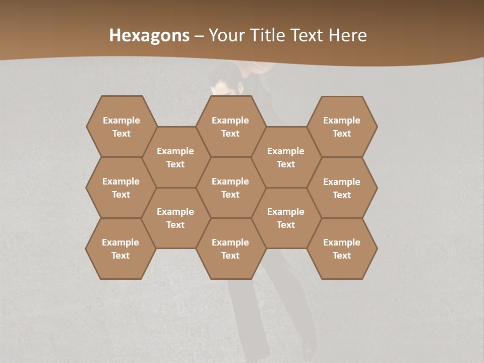 Collar Suit Scene PowerPoint Template