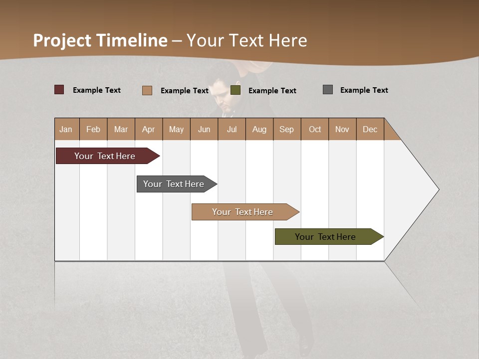 Collar Suit Scene PowerPoint Template
