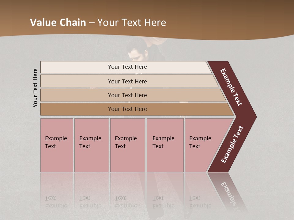 Collar Suit Scene PowerPoint Template