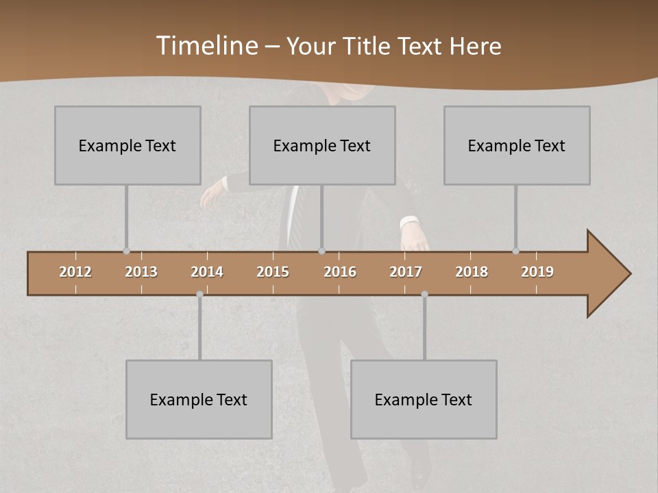 Collar Suit Scene PowerPoint Template