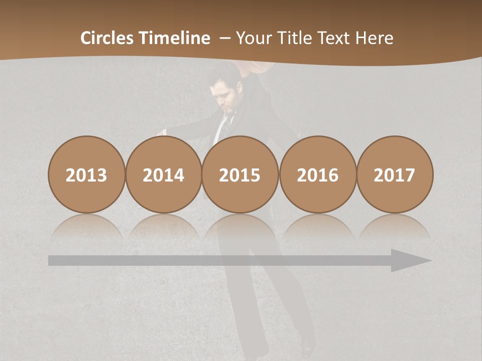 Collar Suit Scene PowerPoint Template