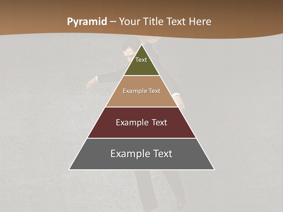 Collar Suit Scene PowerPoint Template