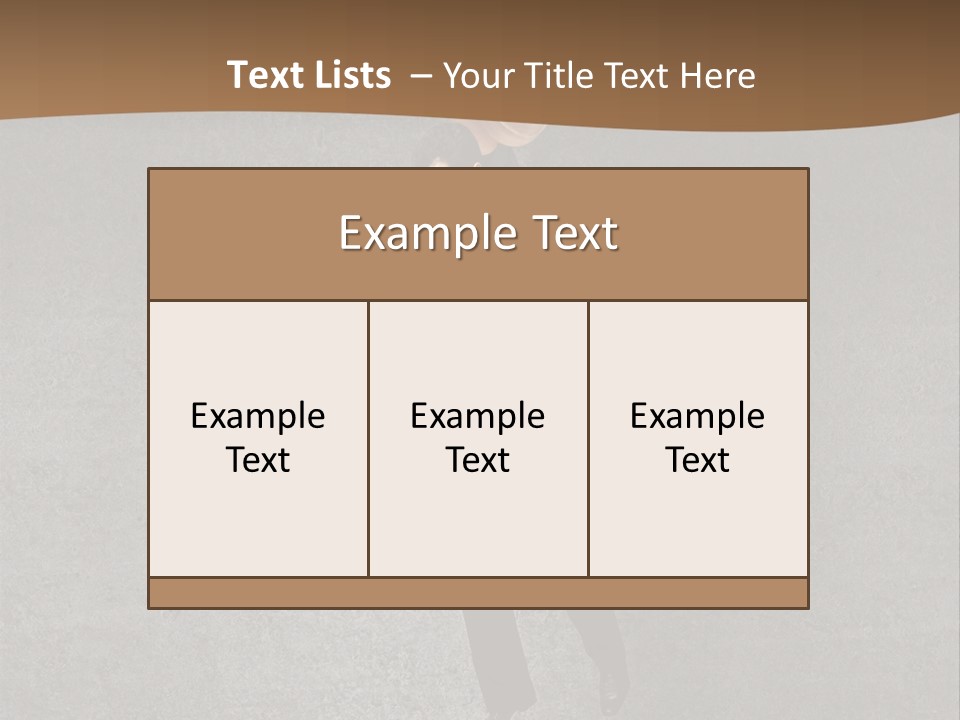 Collar Suit Scene PowerPoint Template