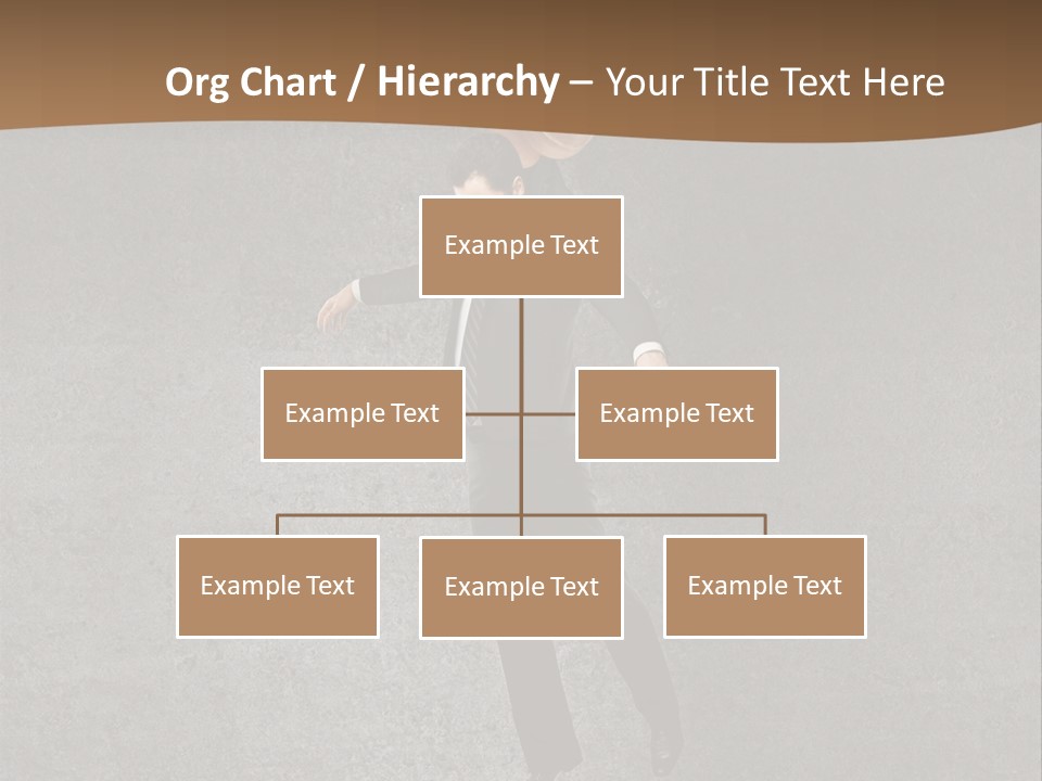 Collar Suit Scene PowerPoint Template