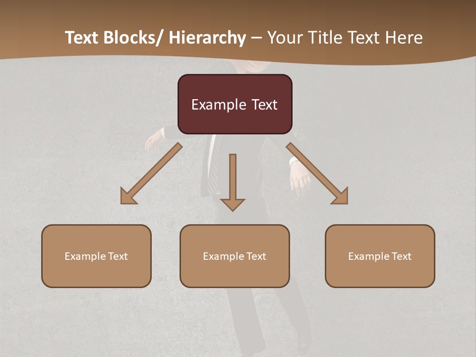 Collar Suit Scene PowerPoint Template