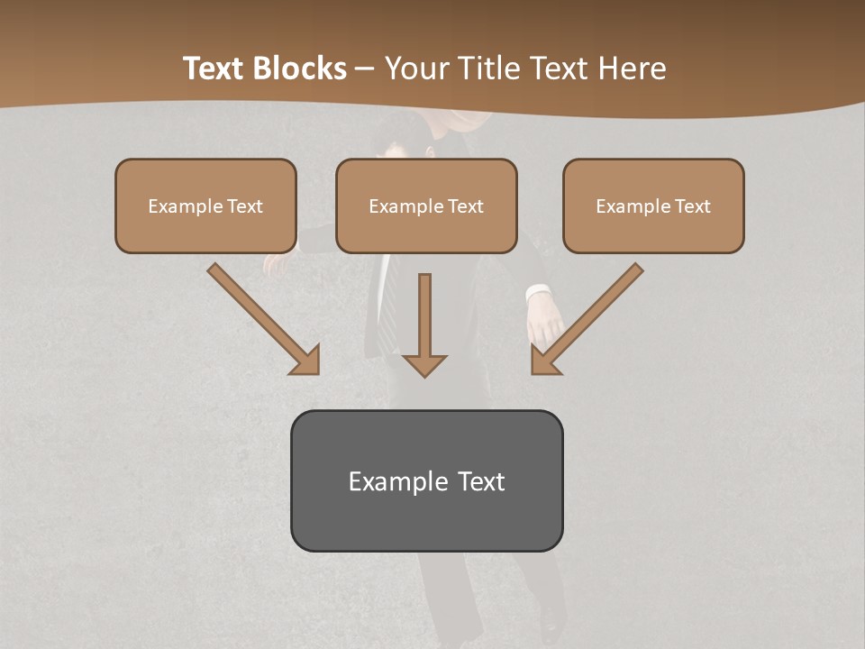 Collar Suit Scene PowerPoint Template