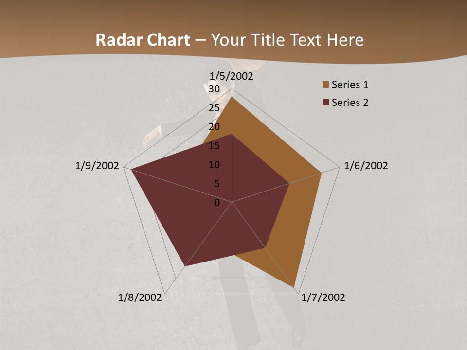 Collar Suit Scene PowerPoint Template