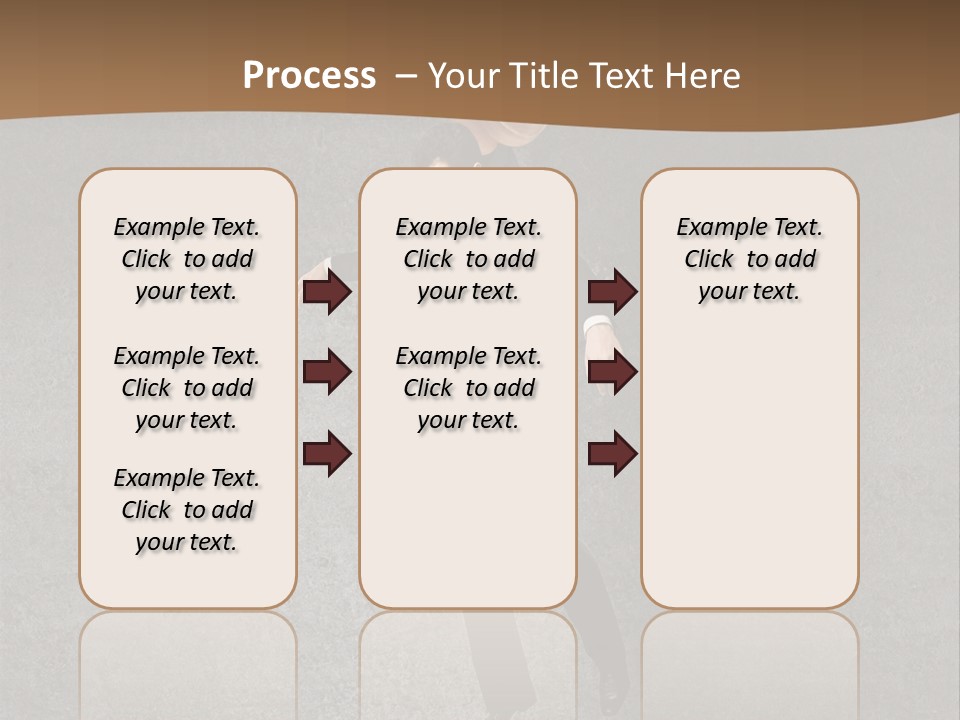 Collar Suit Scene PowerPoint Template