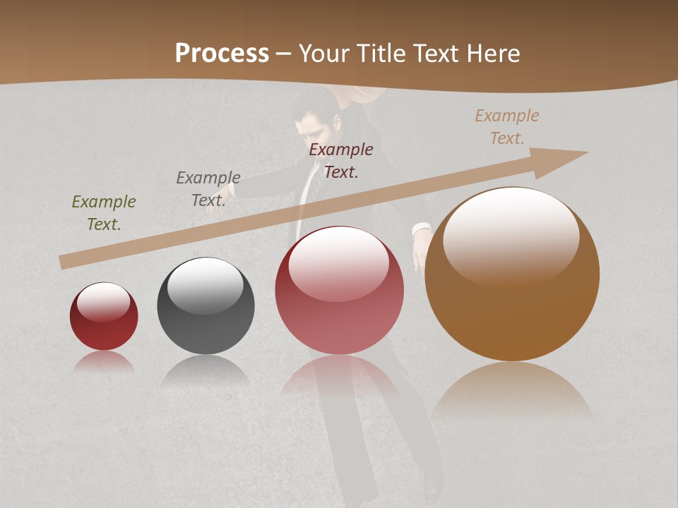 Collar Suit Scene PowerPoint Template