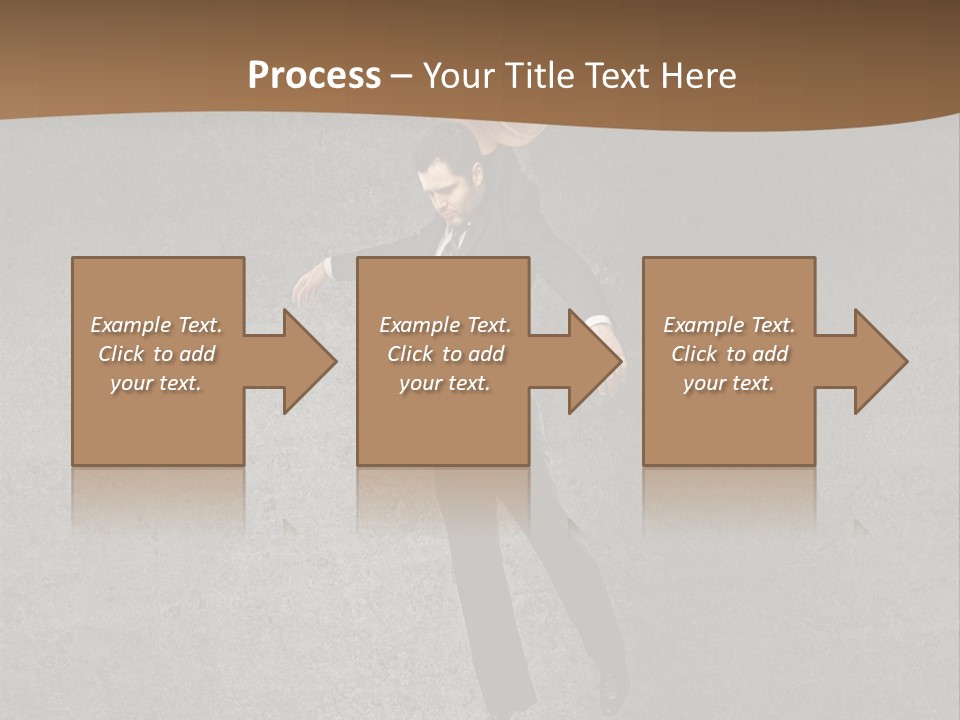 Collar Suit Scene PowerPoint Template