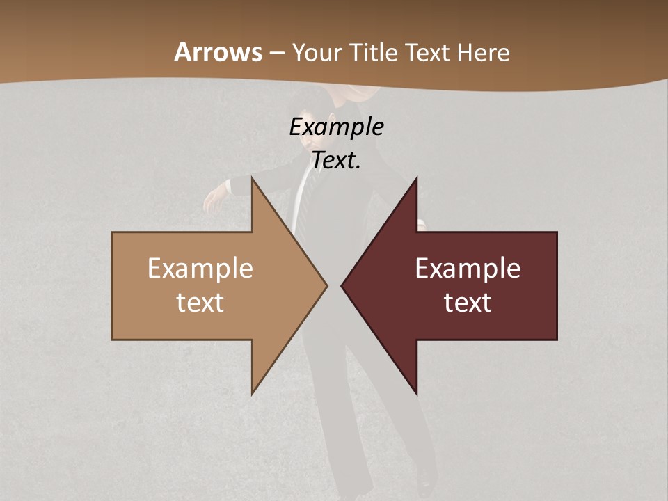 Collar Suit Scene PowerPoint Template