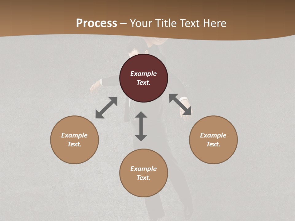 Collar Suit Scene PowerPoint Template