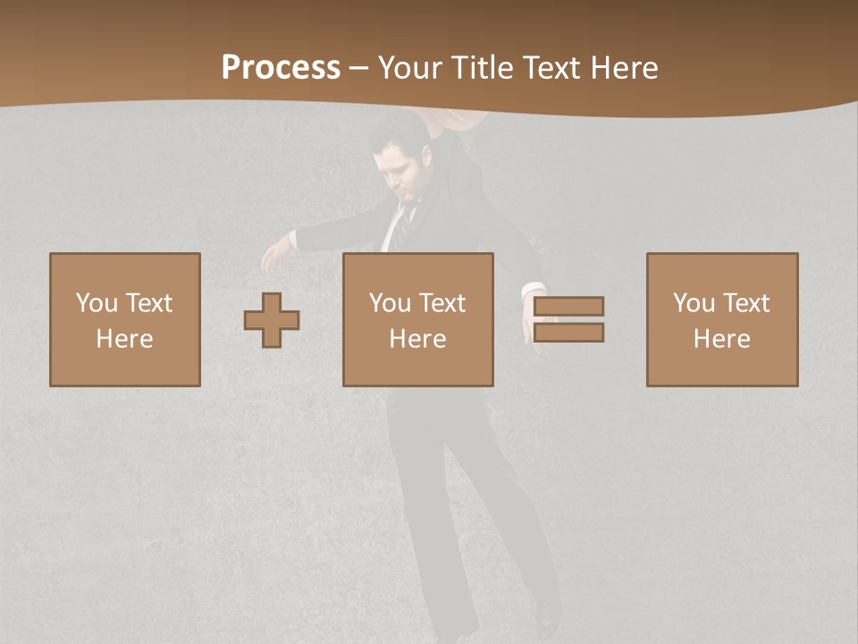 Collar Suit Scene PowerPoint Template