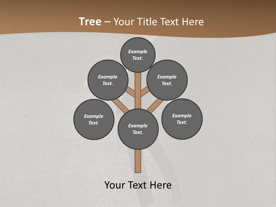 Collar Suit Scene PowerPoint Template