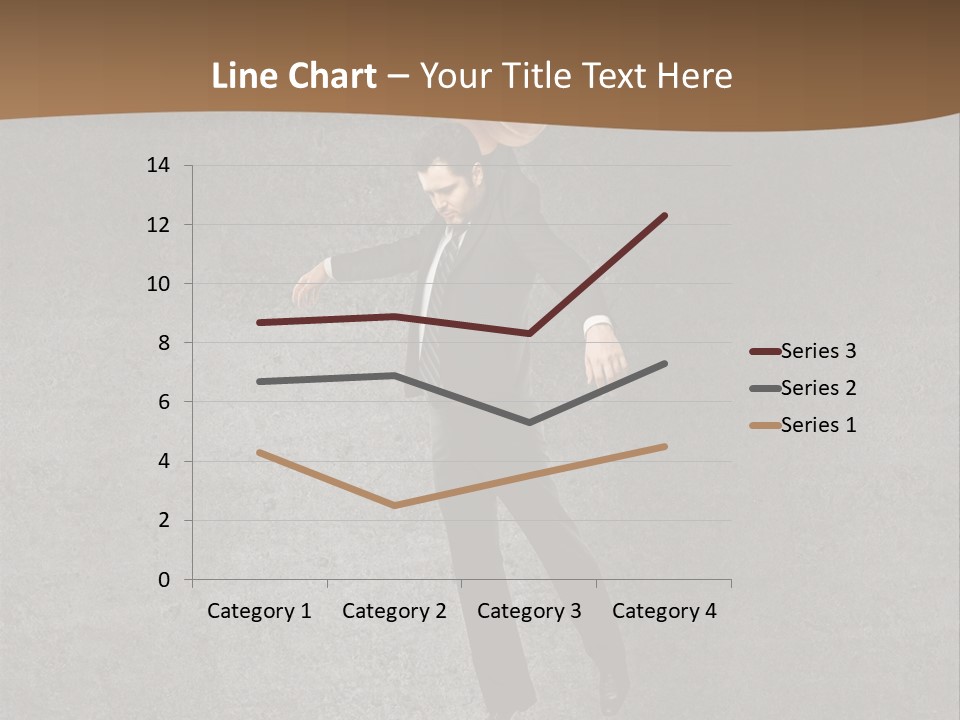 Collar Suit Scene PowerPoint Template