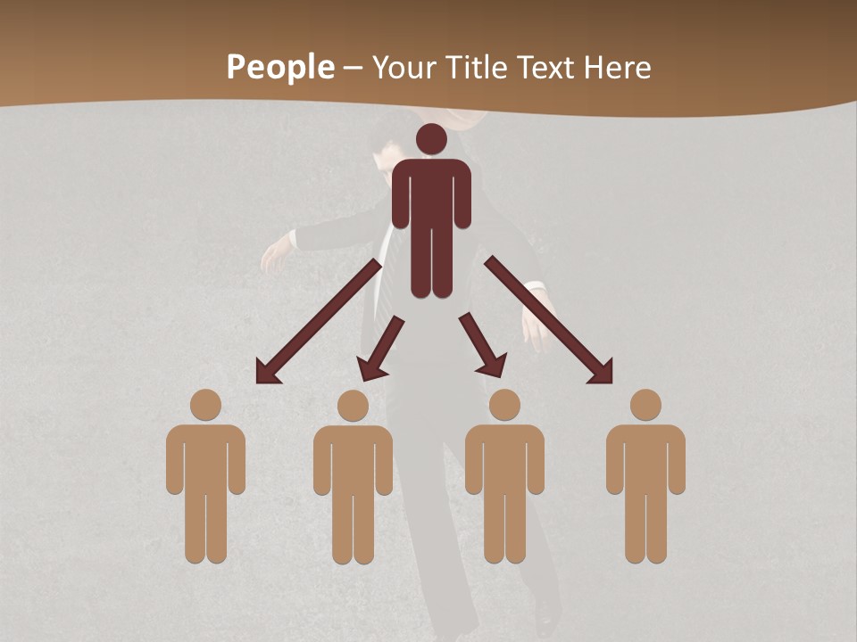 Collar Suit Scene PowerPoint Template