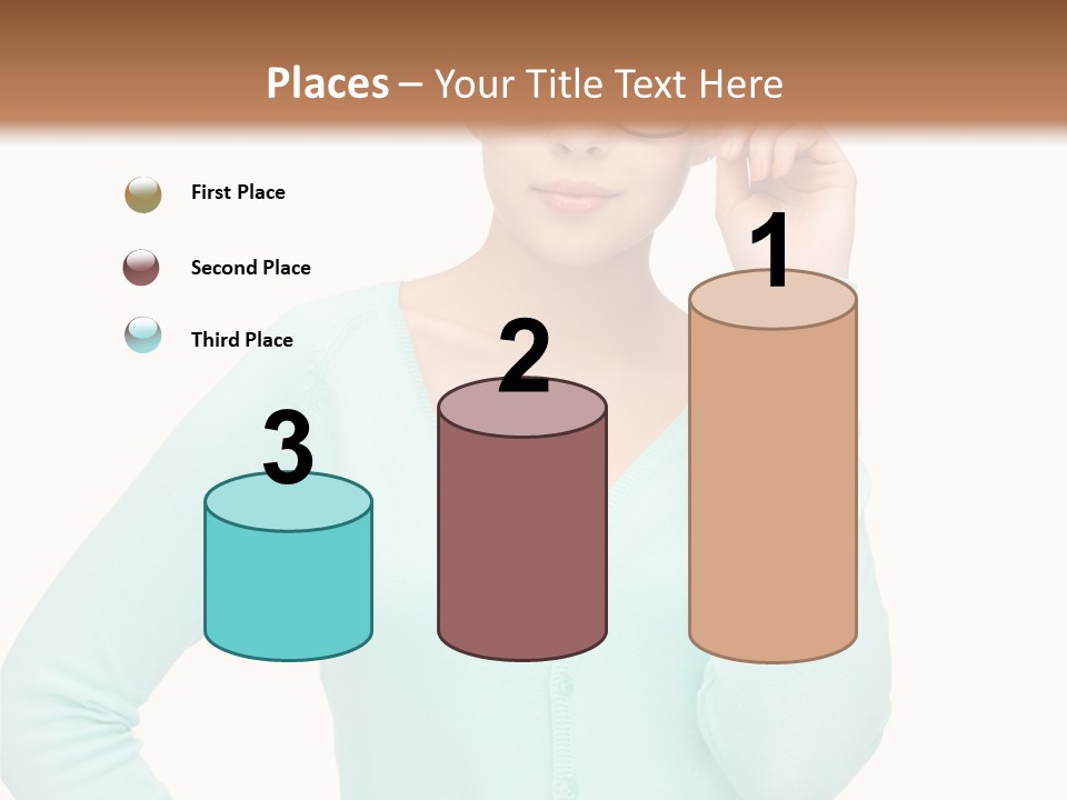 Teacher Nerd Female PowerPoint Template