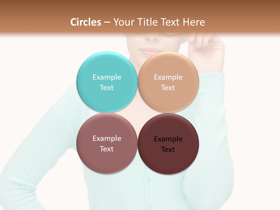 Teacher Nerd Female PowerPoint Template