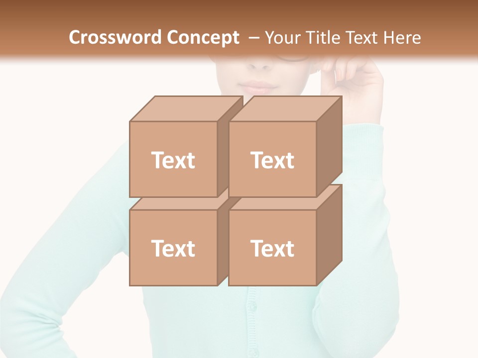 Teacher Nerd Female PowerPoint Template