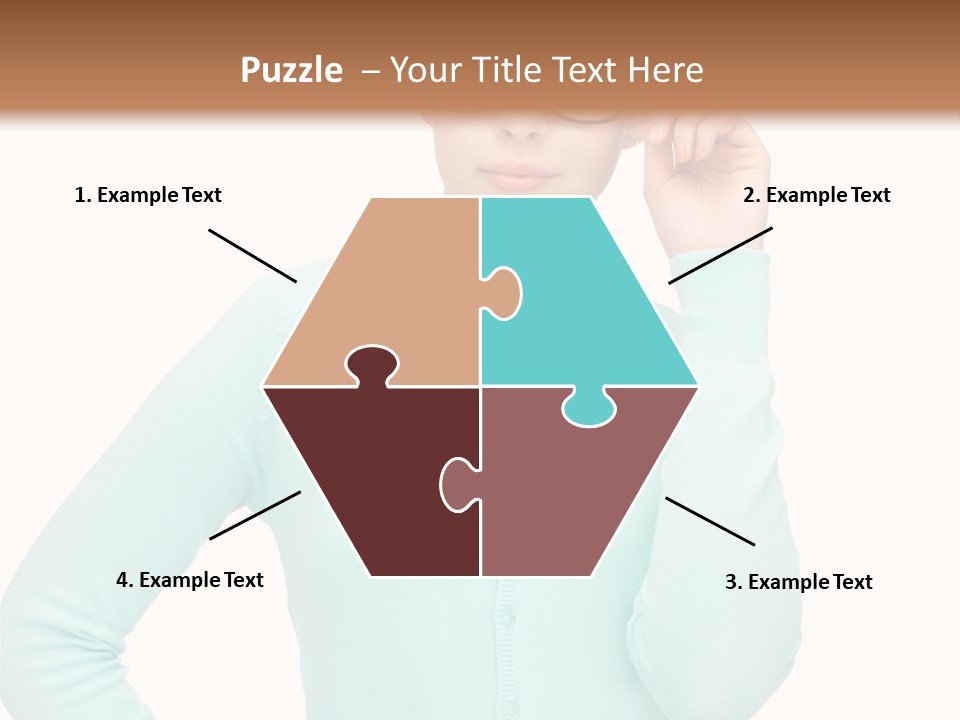 Teacher Nerd Female PowerPoint Template