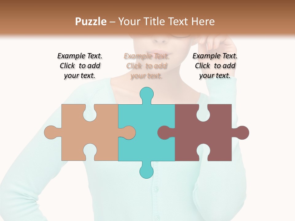 Teacher Nerd Female PowerPoint Template