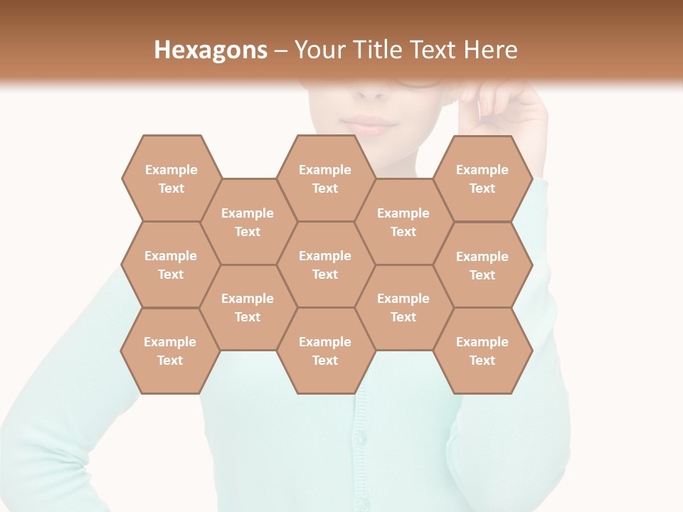 Teacher Nerd Female PowerPoint Template