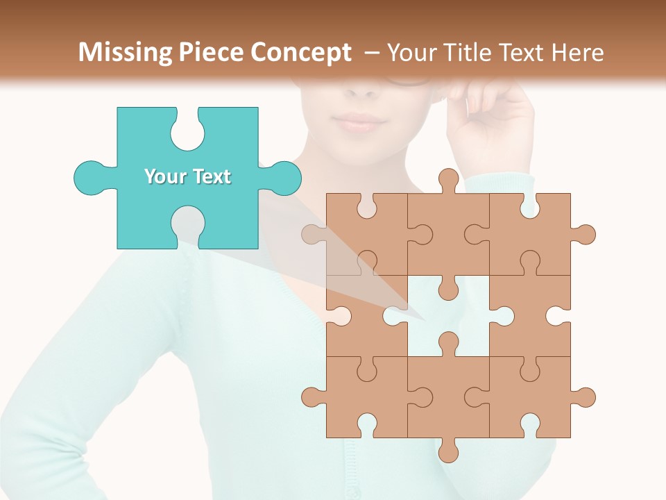 Teacher Nerd Female PowerPoint Template