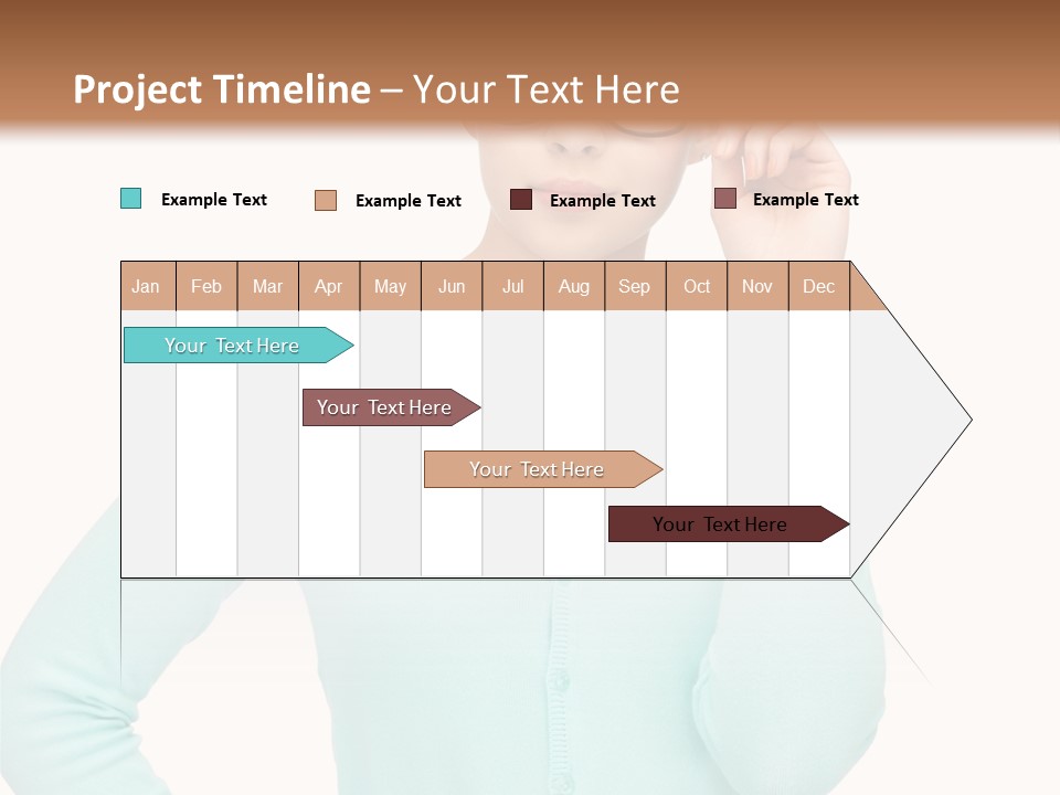 Teacher Nerd Female PowerPoint Template