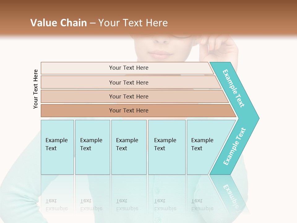 Teacher Nerd Female PowerPoint Template
