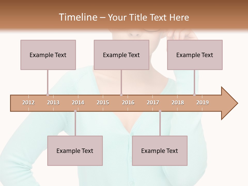 Teacher Nerd Female PowerPoint Template