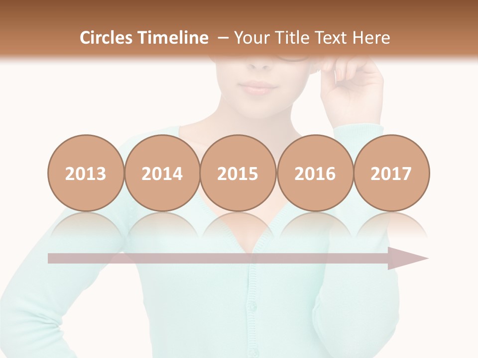 Teacher Nerd Female PowerPoint Template