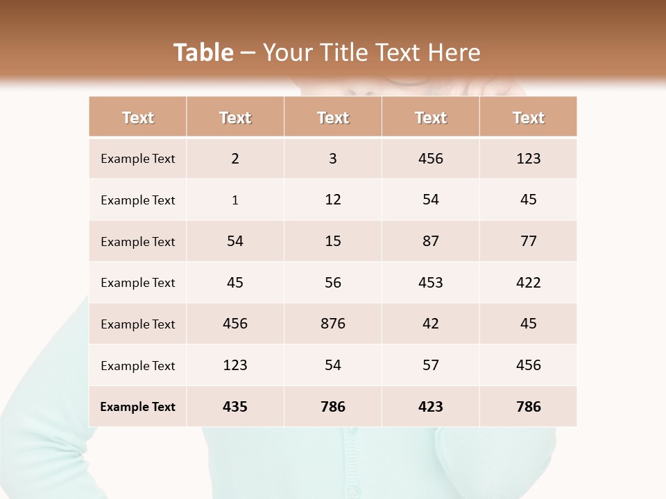 Teacher Nerd Female PowerPoint Template