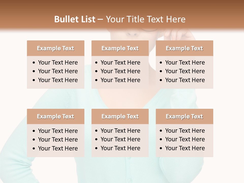 Teacher Nerd Female PowerPoint Template