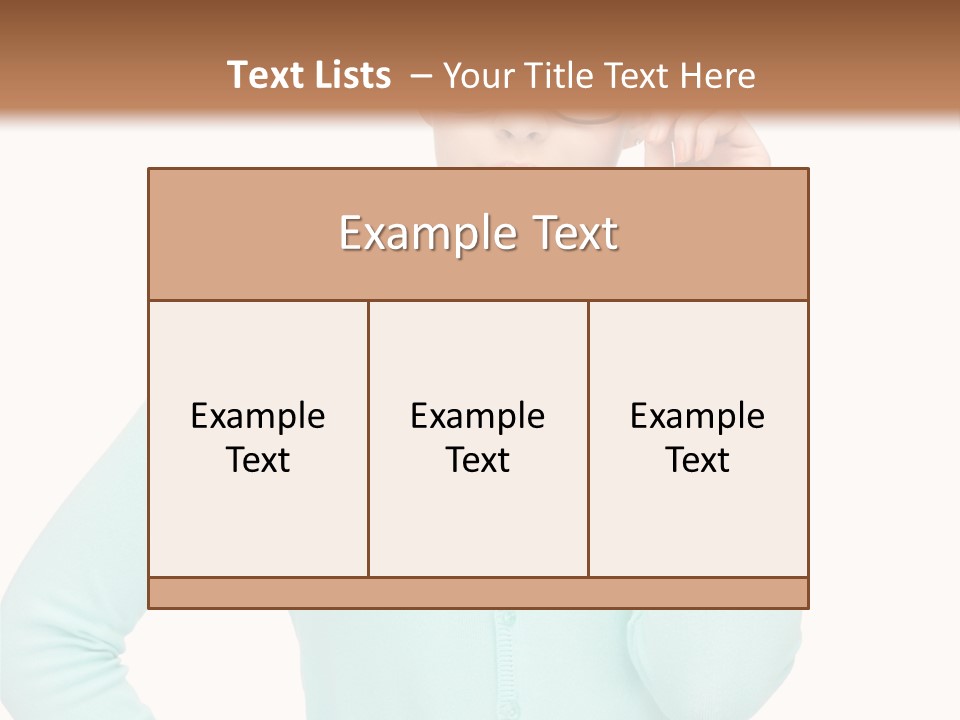 Teacher Nerd Female PowerPoint Template