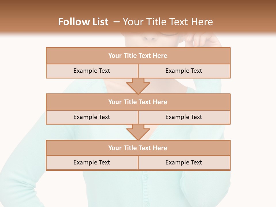 Teacher Nerd Female PowerPoint Template