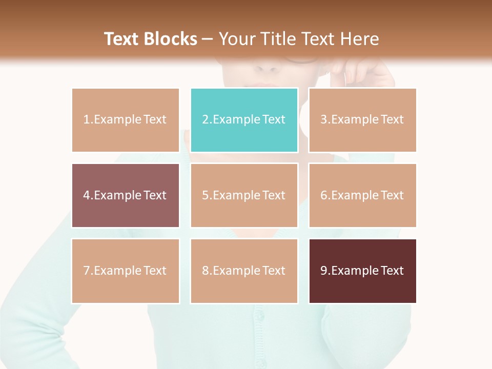 Teacher Nerd Female PowerPoint Template