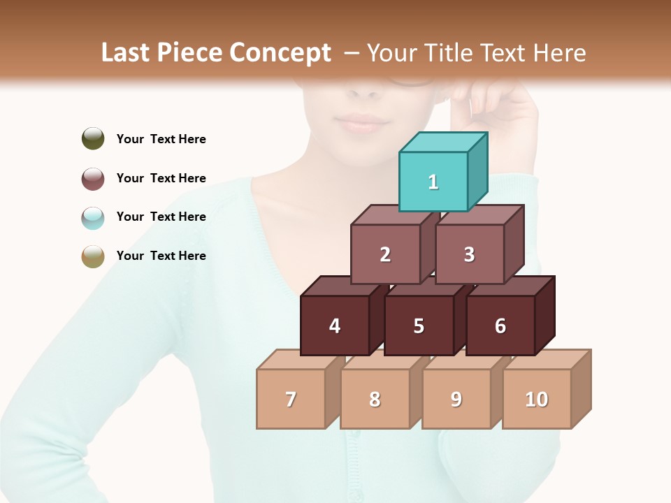 Teacher Nerd Female PowerPoint Template