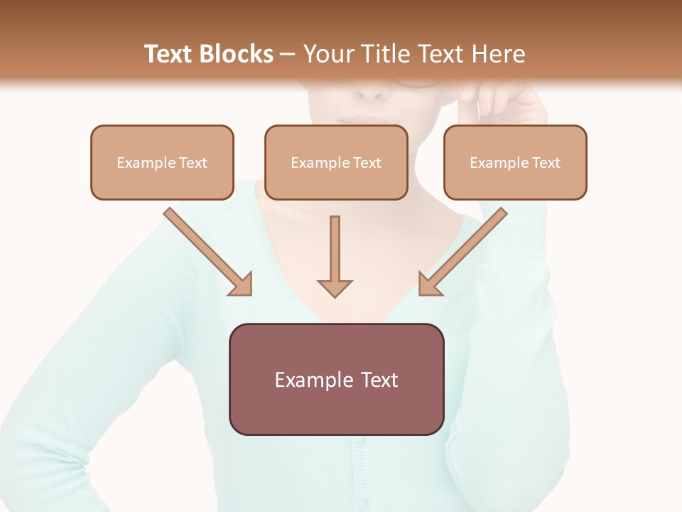 Teacher Nerd Female PowerPoint Template