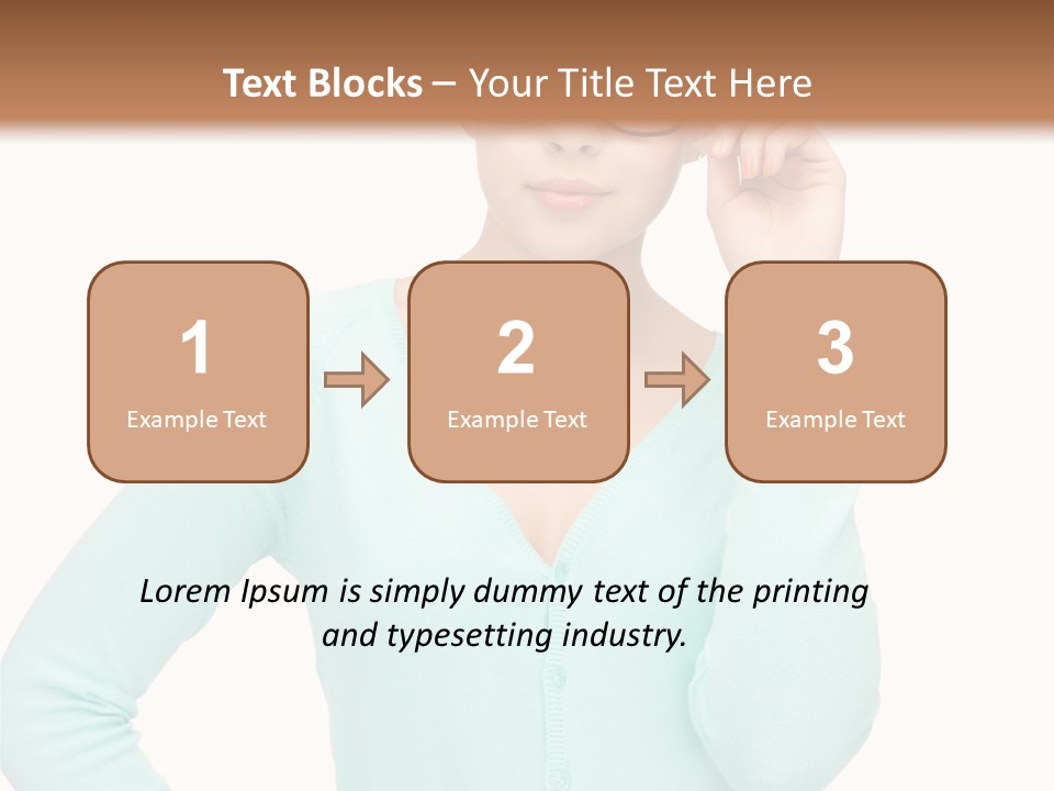 Teacher Nerd Female PowerPoint Template
