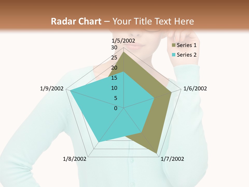Teacher Nerd Female PowerPoint Template
