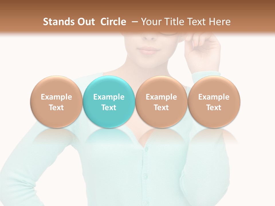 Teacher Nerd Female PowerPoint Template