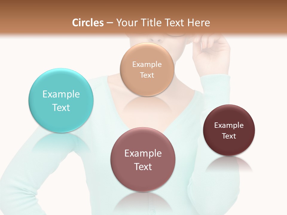 Teacher Nerd Female PowerPoint Template