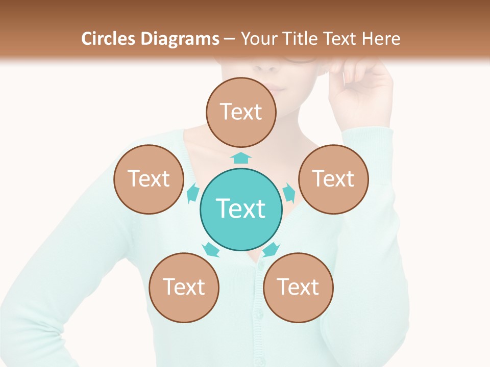 Teacher Nerd Female PowerPoint Template