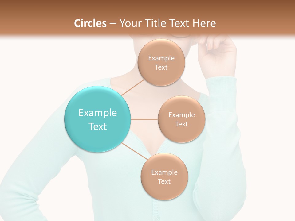 Teacher Nerd Female PowerPoint Template