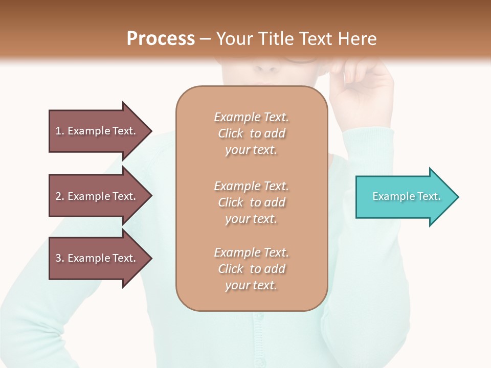 Teacher Nerd Female PowerPoint Template
