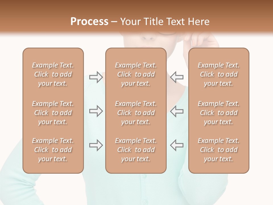 Teacher Nerd Female PowerPoint Template