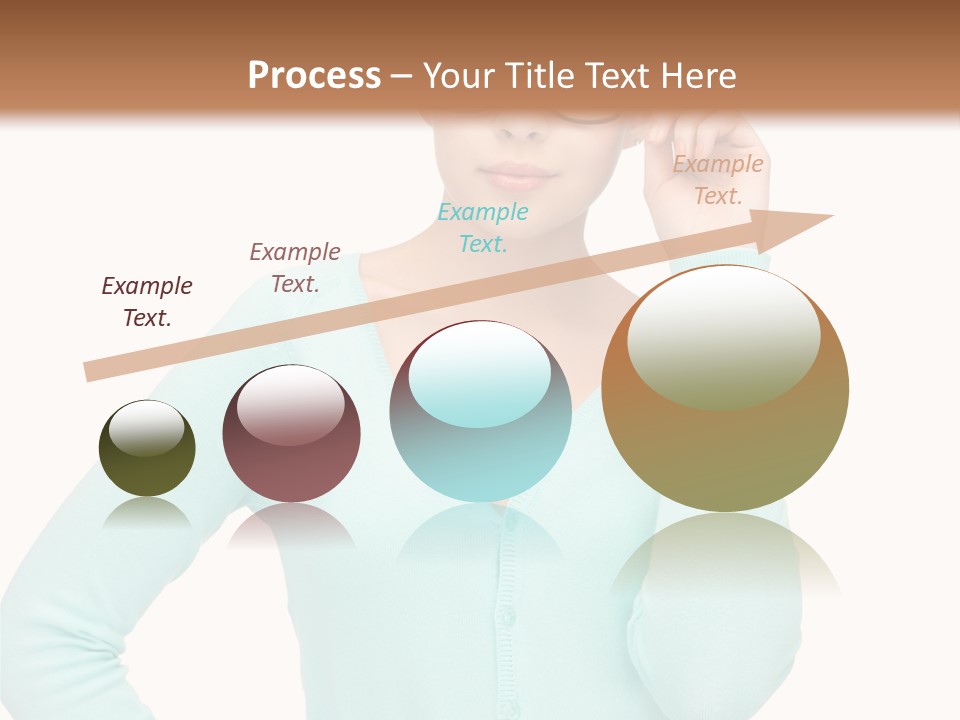 Teacher Nerd Female PowerPoint Template