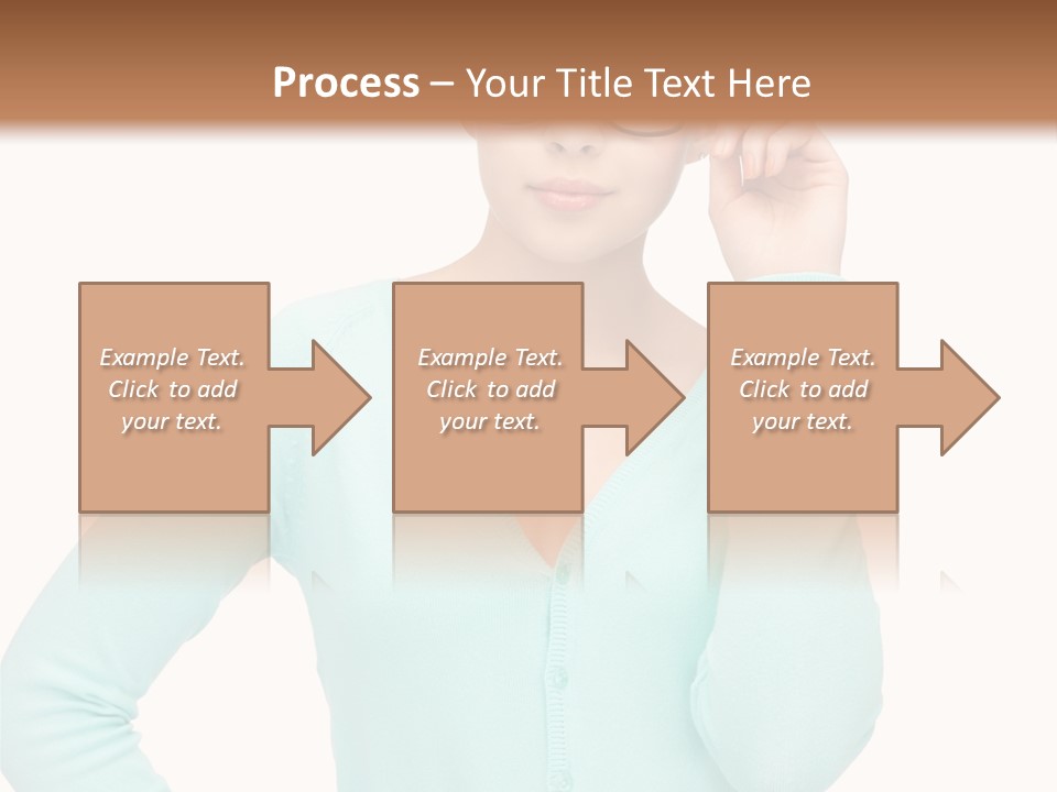 Teacher Nerd Female PowerPoint Template