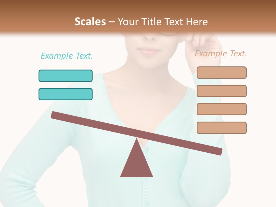 Teacher Nerd Female PowerPoint Template