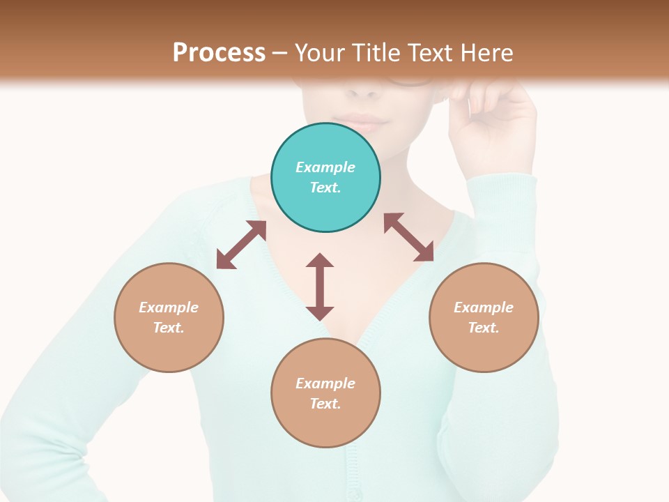 Teacher Nerd Female PowerPoint Template